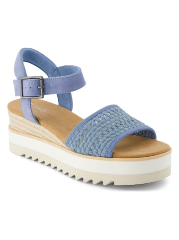 TOMS Sleehaksandalen lichtblauw