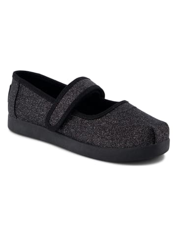 TOMS Spangenballerinas in Schwarz