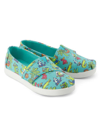 TOMS Instappers groen/turquoise