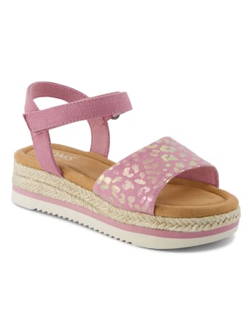 TOMS Keilsandaletten in Rosa