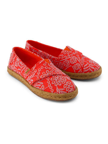 TOMS Espadryle w kolorze czerwonym