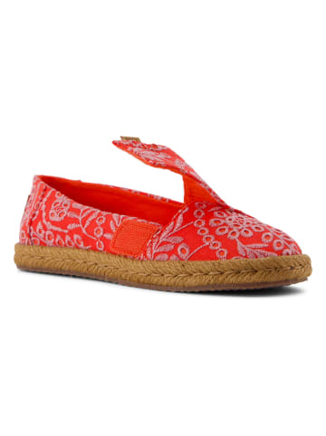 TOMS Espadryle w kolorze czerwonym