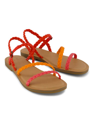 TOMS Sandalen in Rot/ Orange