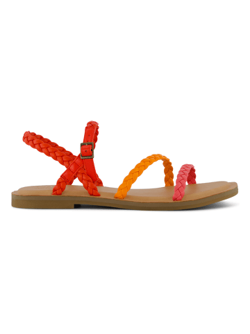 TOMS Sandalen in Rot/ Orange