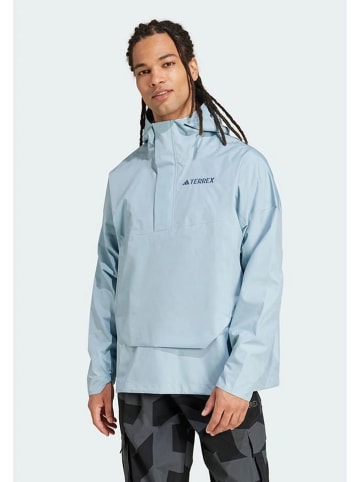 adidas Kurtka funkcyjna "Terrex Xploric 2.5L Climaproof" w kolorze błękitnym