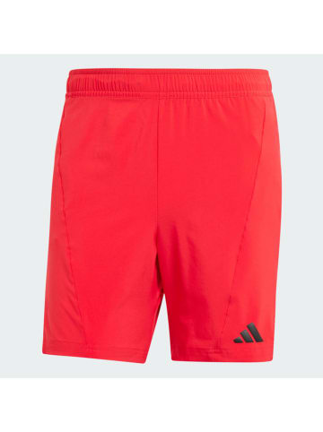 adidas Szorty sportowe w kolorze czerwonym