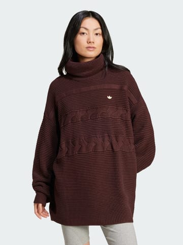 adidas Rollkragenpullover "Originals Premium" in Braun