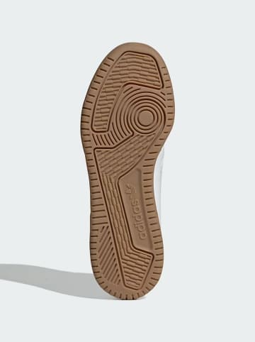 adidas Leder-Sneakers "Team Court 2.0" in Weiß