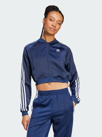 adidas Bluza "Originals Adicolor Satin" w kolorze granatowym