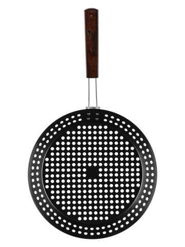 Mustang. Patelnia wok w kolorze czarnym do grilla - Ø 31 cm