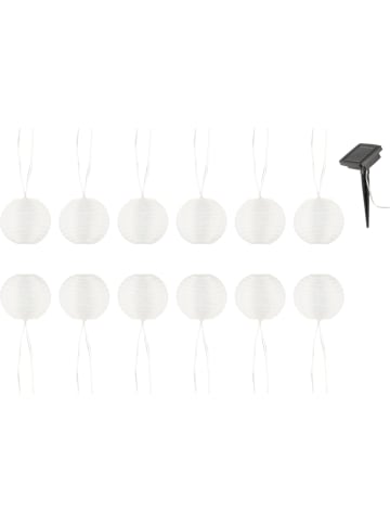 Tarmo Solarlichtketting wit - (L)398 cm