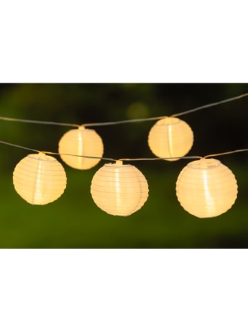 Tarmo Solarlichtketting wit - (L)398 cm