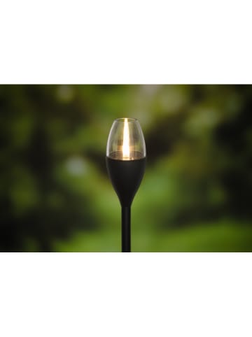 Tarmo Solar-Gartenstecker in Schwarz - (H)38 cm