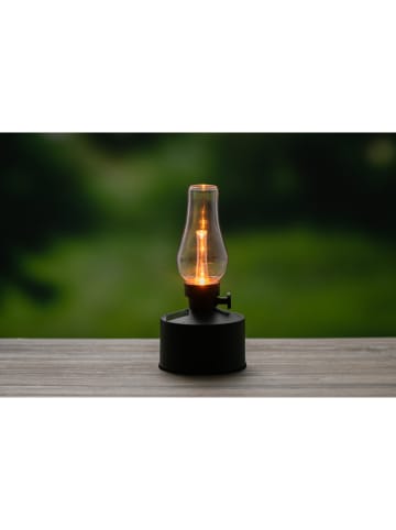Tarmo Solarna lampa dekoracyjna w kolorze czarnym - wys. 21 cm