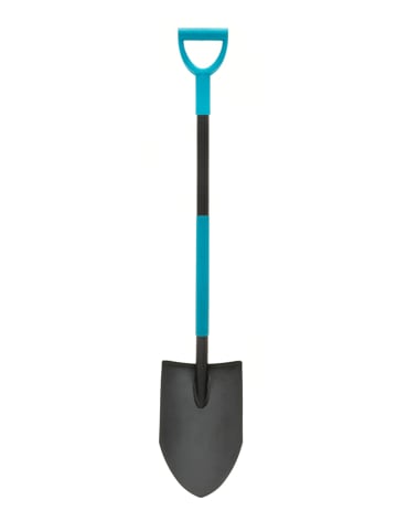 Tarmo Gartenschaufel in Schwarz/ Hellblau - (H)120 cm