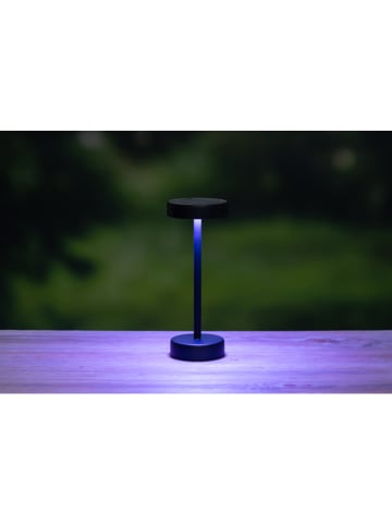 Tarmo Solar-Tischleuchte in Schwarz - (H)25 cm
