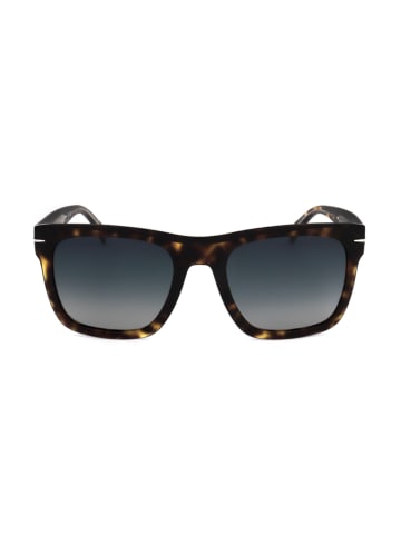 David Beckham Herren-Sonnenbrille in Braun/ Dunkelblau