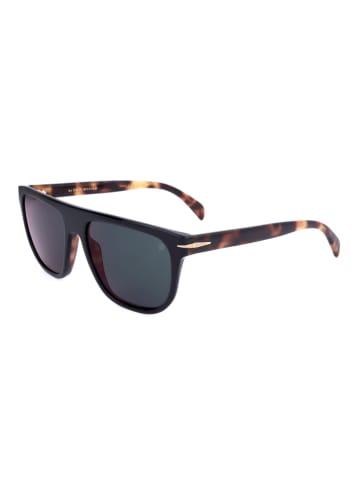 David Beckham Herren-Sonnenbrille in Schwarz/ Dunkelblau