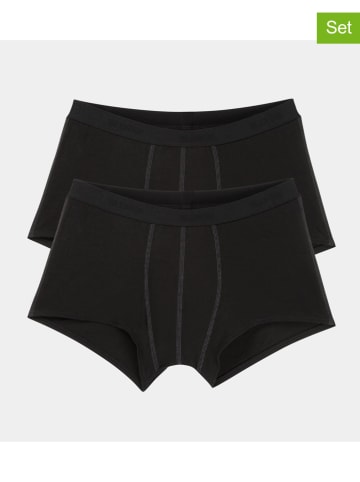Sloggi 2er-Set: Boxershorts "24/7" in Schwarz