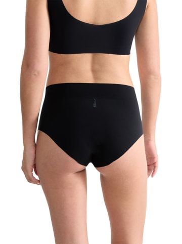 Sloggi 2-delige set: taillehipsters "Zero Feel 2.0" zwart/lichtbruin
