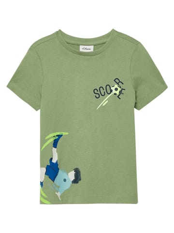 s.Oliver Koszulka w kolorze khaki