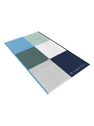 Bugatti Strandlaken "Genua" lichtblauw/donkerblauw/grijs