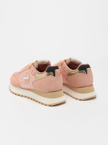 COLMAR Skórzane sneakersy w kolorze jasnoróżowym