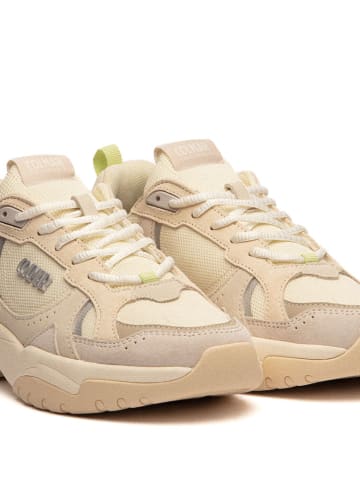 COLMAR Skórzane sneakersy w kolorze beżowym