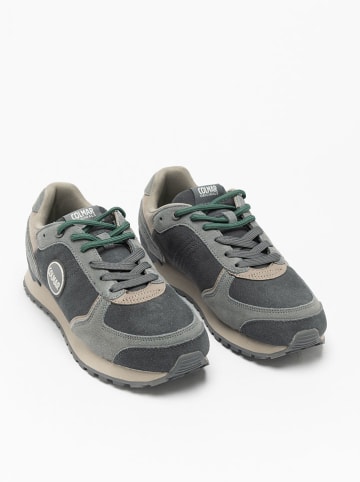 COLMAR Leder-Sneakers in Grau/ Beige