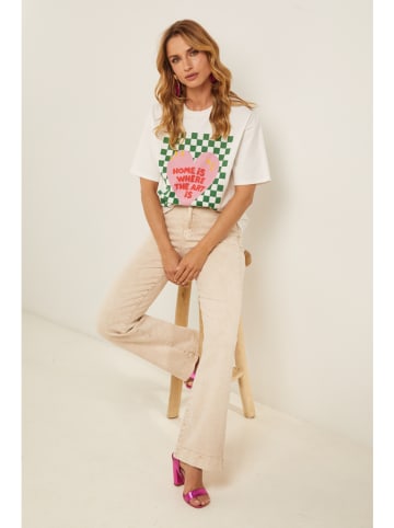 Joséfine Shirt wit/groen