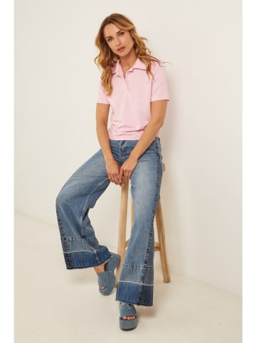 Joséfine Poloshirt "Ermine" lichtroze