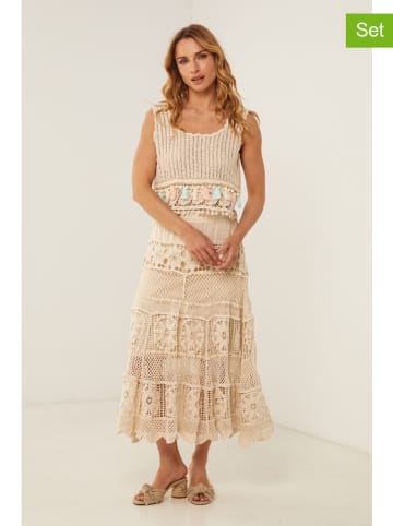 Joséfine 2tlg. Outfit "Lydia" in Beige