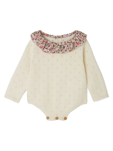 vertbaudet 2tlg. Outfit in Creme/ Bunt