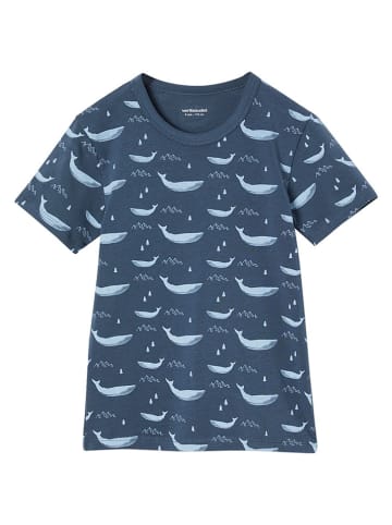 vertbaudet 3er-Set: Shirts in Blau/ Grau