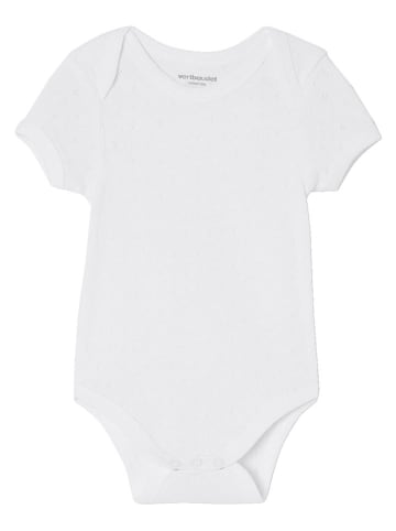 vertbaudet 2-delige set: rompers wit/geel