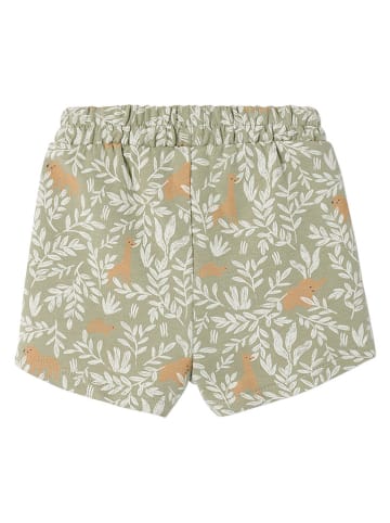 vertbaudet 2-delige set: shorts oranje/kaki