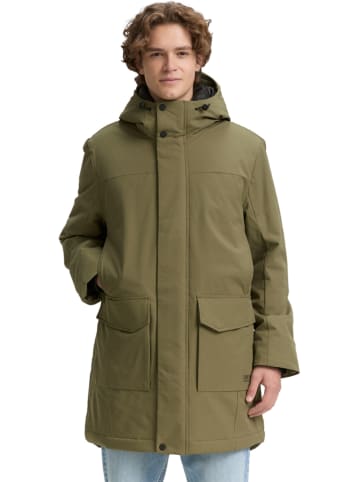 TOM TAILOR Denim Płaszcz zimowy w kolorze khaki