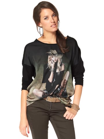 Aniston Longsleeve zwart