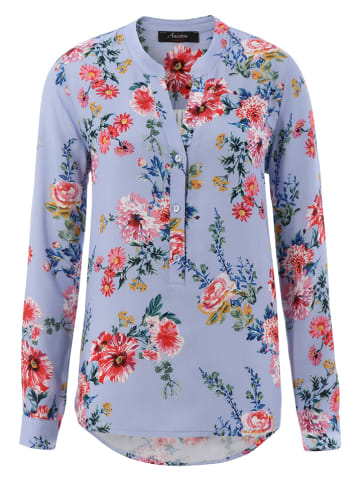 Aniston Blouse lichtblauw/rood