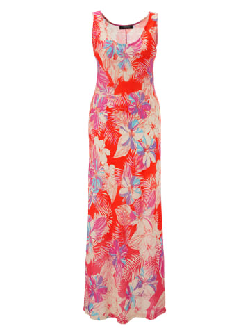 Aniston Jurk rood/crème
