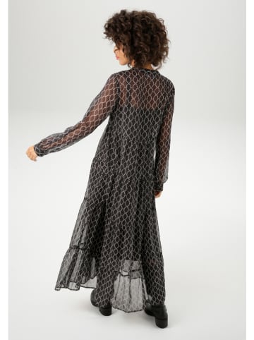 Aniston Kleid in Schwarz/ Weiß