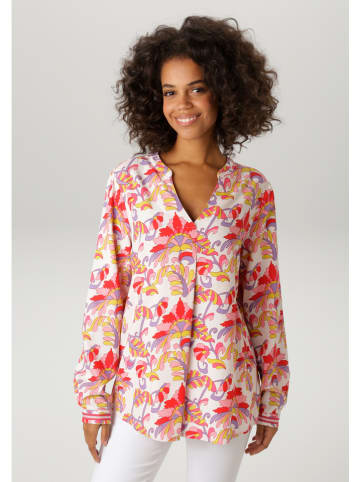 Aniston Blouse wit/rood