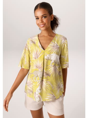 Aniston Blouse geel/beige