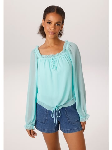 Aniston Bluse in Türkis
