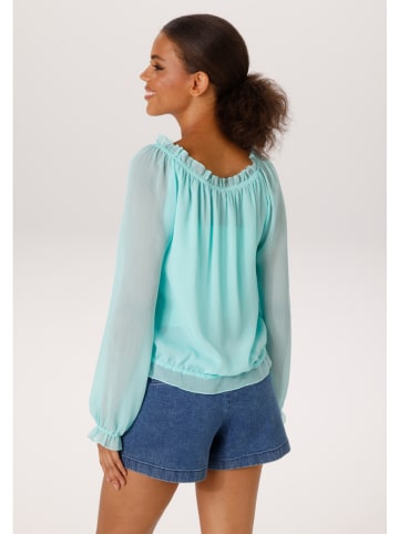 Aniston Bluse in Türkis