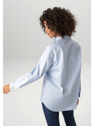 Aniston Bluse in Hellblau