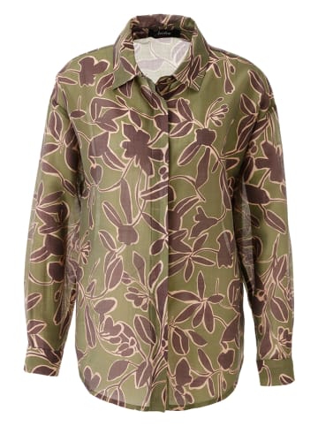 Aniston Bluse in Khaki/ Braun