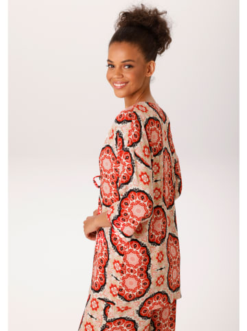 Aniston Kimono w kolorze jasnoróżowo-czarnym