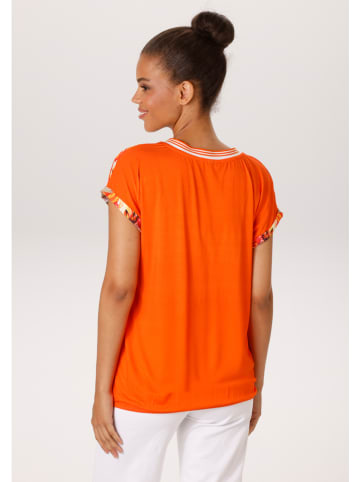 Aniston Blouse oranje/wit