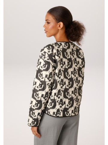 Aniston Übergangsjacke in Creme/ Schwarz